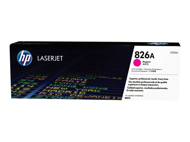 HP 826A - Magenta - original - LaserJet - toner cartridge (CF313A) - for Color LaserJet Enterprise M855dn, M855x+, M855x+ NFC/Wireless direct, M855xh