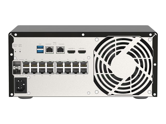 QNAP QGD-3014-16PT - Switch - smart - 16 x 10/100/1000 (PoE+) + 2 x combo Gigabit SFP - desktop - PoE+ (140 W)