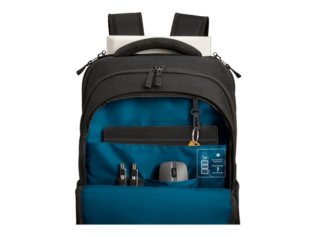 HP Professional - Notebook carrying backpack - 17.3\" - atlantic blue internal lining - for OMEN Transcend by HP Laptop 16, Victus by HP Laptop 15, Laptop 15, Pavilion x360 Laptop