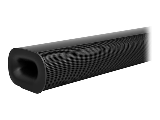 VISION Professional Active Soundbar - LIFETIME WARRANTY - 2 x 90w (Peak) / 2 x 50w (RMS) - RS-232 - HDMI 2 in 1 out, Bluetooth (can be renamed and have pin set), minijack input - Remote control - Brackets for wall or for hanging under flat-panel VESA mount - matte black