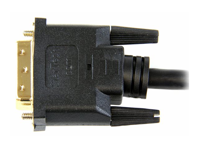StarTech.com 0.5m HDMI to DVID Cable M/M - Adapter cable - DVI-D male to HDMI male - 50 cm - double shielded - black