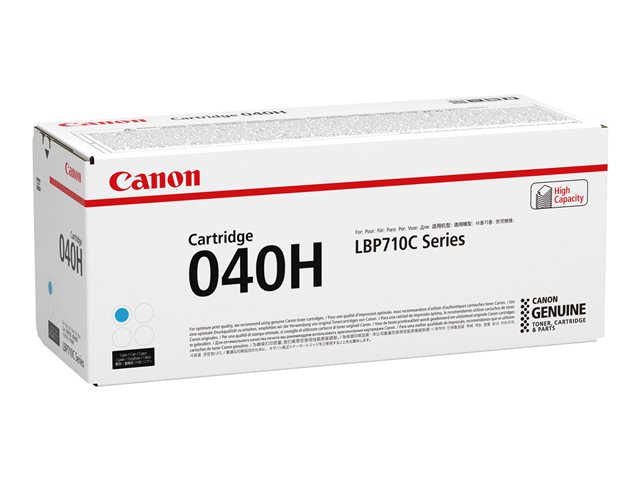 Canon 040 H - High capacity - cyan - original - toner cartridge - for imageCLASS LBP712Cdn