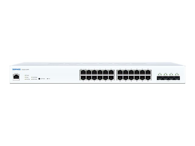 Sophos CS110-24FP - Switch - Managed - 24 x 10/100/1000 (PoE+) + 4 x 1 Gigabit / 10 Gigabit SFP+ - rack-mountable - PoE+ (410 W)