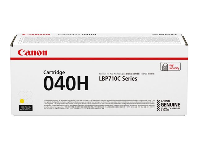 Canon 040 H - High capacity - yellow - original - toner cartridge - for imageCLASS LBP712Cdn