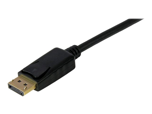StarTech.com 10 ft DisplayPort to VGA Adapter Cable - DP to VGA Video Converter - Active DisplayPort to VGA Cable for PC 1920x1200 - Black (DP2VGAMM10B) - DisplayPort cable - DisplayPort (M) to HD-15 (VGA) (M) - 3.05 m - latched - black