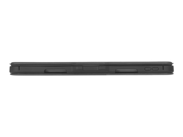 Targus Versavu - Keyboard and folio case - with trackpad - backlit - wireless - Bluetooth 5.0 - QWERTY - black