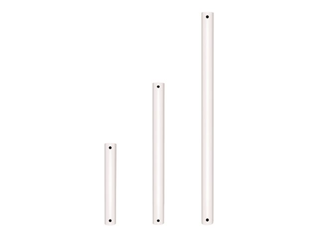 B-TECH System 2 BT7850-100 - Mounting component (extension pole) - steel - white - ceiling mountable, floor mountable, floor and ceiling solution mountable - for B-TECH BT7822, BT7824, BT7841, PRO Install BT7841, BT7853
