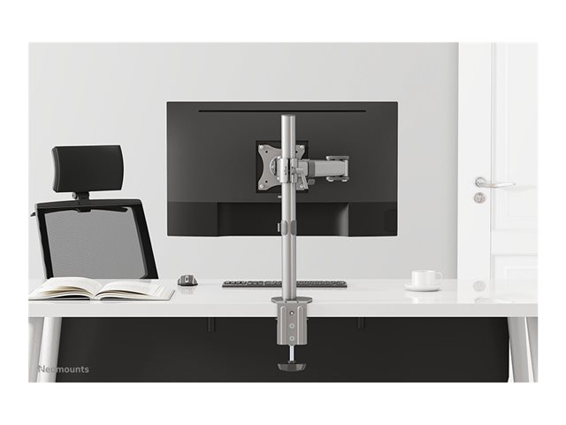 Neomounts NM-D135 - Mounting kit - full-motion - for LCD display - silver - screen size: 10\"-30\" - clamp mountable, grommet, desk-mountable