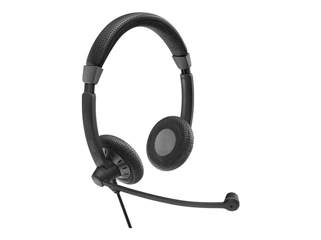 EPOS SC 75 USB MS - Headset - on-ear - wired - 3.5 mm jack, USB - black