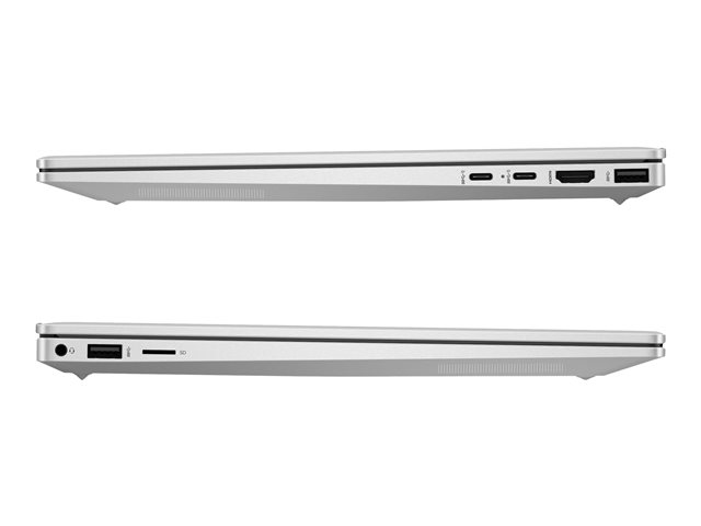 HP Pavilion Plus Laptop 14-eh0010nb - Intel Core i5 - 12500H / up to 4.5 GHz - Win 11 Home - Intel Iris Xe Graphics - 16 GB RAM - 512 GB SSD NVMe - 14\" OLED IPS 2880 x 1800 (2.8K) @ 90 Hz - Wi-Fi 6E, Bluetooth - natural silver aluminium - kbd: Belgium - with HP 2 years Onsite Hardware Support for Compaq and Pavilion Notebook with response within 3 days