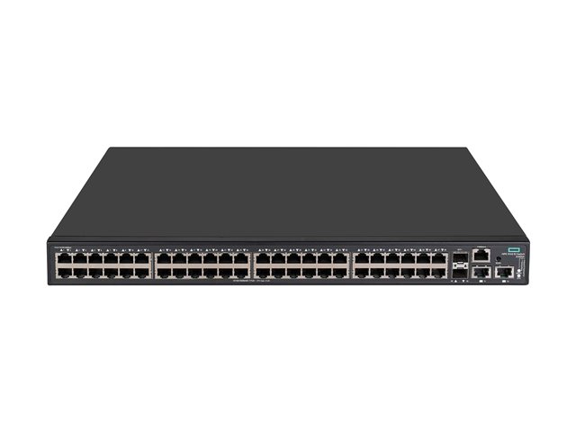 HPE FlexNetwork 5140 48G POE+ 2SFP+ 2XGT EI - Switch - L3 - smart - 48 x 10/100/1000 (PoE+) + 2 x 1 Gigabit / 10 Gigabit SFP+ + 2 x 10 Gigabit Ethernet - rack-mountable - PoE+ (370 W) - BTO