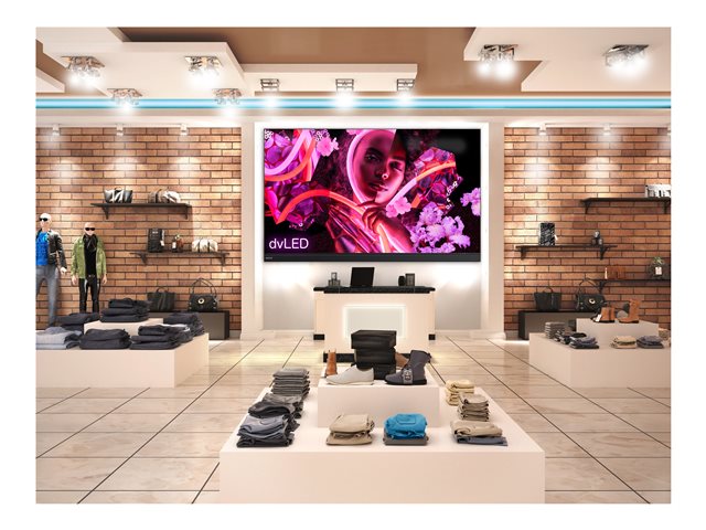 Avocor AVX-1380 - X Series LED video wall - Direct View LED - digital signage - 1920 x 1080 138\" - 25 x - Single SMD - with mobile stand