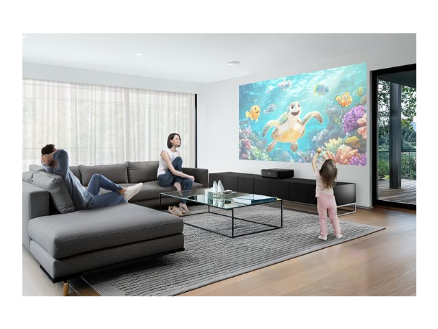 Epson Lifestudio Grand EH-LS670B - 3LCD projector - 3600 lumens - 1920 x 1080 x 2 - 16:9 - 802.11a/b/g/n/ac wireless / Bluetooth - metallic black