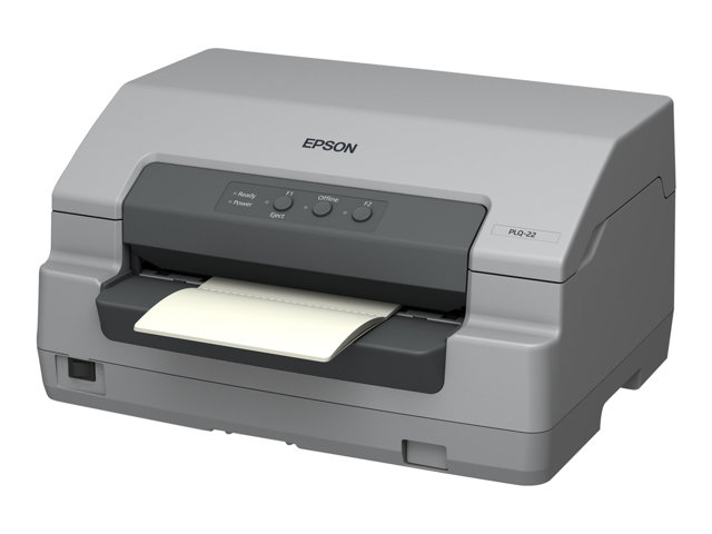 Epson PLQ 22 - Passbook printer - B/W - dot-matrix - Roll (21.6 cm), 245 x 297 mm - 24 pin - up to 576 char/sec - parallel, USB, serial