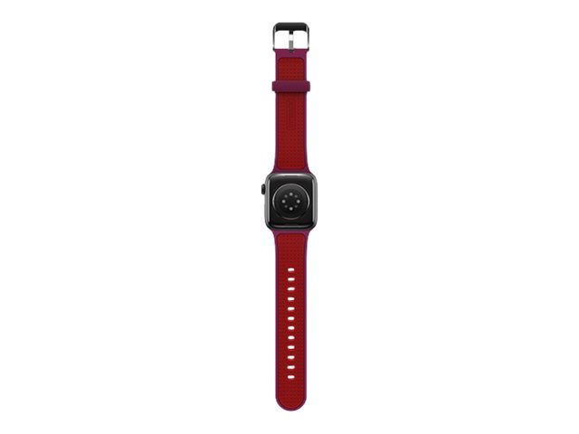 OtterBox - Band for smart watch - Pulse Check (dark pink/red) - for Apple Watch Hermès Series 7, Hermès Series 9, Nike Series 7, Series 10, Series 8, Series 9