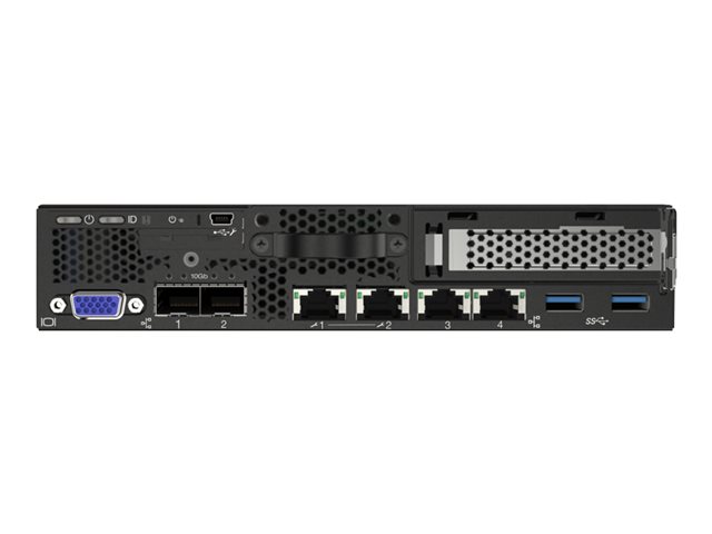 Lenovo ThinkSystem SE350 7D1X - Desktop Mounting - server - rack-mountable - 1U - 1-way - 1 x Xeon D-2143IT / up to 3 GHz - RAM 64 GB - SSD 650 GB - TCG Opal Encryption, NVMe, SED HE, SSD 2 x 480 GB - Matrox G200 - Gigabit Ethernet, 10 Gigabit Ethernet, LTE, Internet Wide-area RDMA Protocol (iWARP) - 802.11a/b/g/n/ac, LTE - no OS - monitor: none