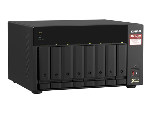 QNAP TS-873A - NAS server - 8 bays - SATA 6Gb/s - RAM 8 GB - Gigabit Ethernet / 2.5 Gigabit Ethernet