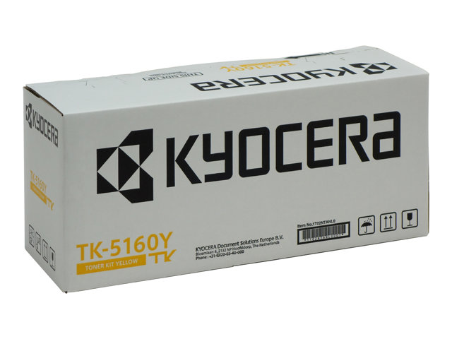 Kyocera TK 5160Y - Yellow - original - toner cartridge - for ECOSYS P7040cdn, P7040cdn/KL3