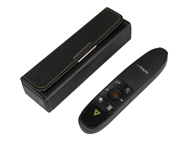 StarTech.com Wireless Presentation Remote with Red Laser Pointer - 90 ft. - PowerPoint Presentation Clicker for Mac & Windows (PRESREMOTE) - Presentation remote control - RF