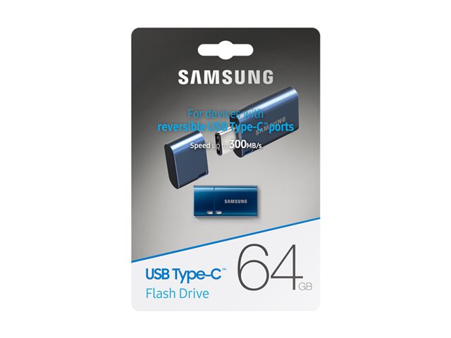Samsung MUF-64DA - USB flash drive - 64 GB - USB-C 3.2 Gen 1 - blue