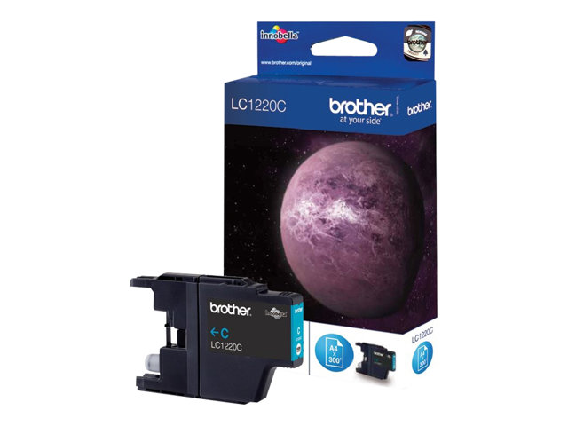 Brother LC1220C - Cyan - original - ink cartridge - for Brother DCP-J525, DCP-J725, DCP-J925, MFC-J430, MFC-J625, MFC-J825, MyMio MFC-J825