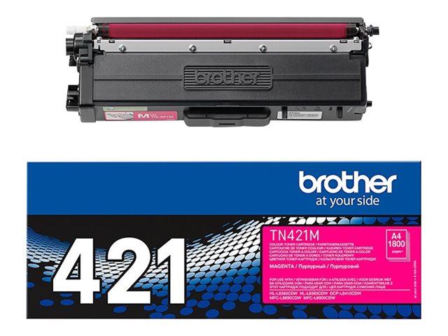 Brother TN421M - Magenta - original - toner cartridge - for Brother DCP-L8410, HL-L8260, HL-L8360, MFC-L8690, MFC-L8900