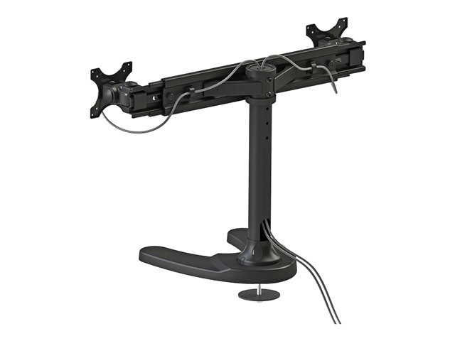 Neomounts FPMA-D700DD - Stand - full-motion - for 2 LCD displays - black - screen size: 19\"-30\" - desktop stand, grommet, desk-mountable