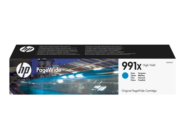 HP 991X - 193 ml - High Yield - cyan - original - PageWide - ink cartridge - for PageWide Color 755, MFP 77X, PageWide Managed P77740, P77750, PageWide Pro 750, 77X