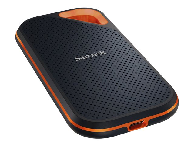 SanDisk Extreme PRO Portable - SSD - encrypted - 2 TB - external (portable) - USB 3.2 Gen 2x2 - 256-bit AES - for Intel Next Unit of Computing 13 Pro Kit - NUC13ANHi5