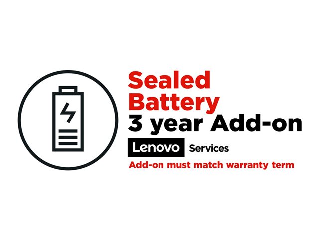 Lenovo Sealed Battery Add On - Battery replacement - 3 years - for ThinkPad P40 Yoga, P50s, P51, P51s, P52s, X1 Carbon, X1 Extreme, X1 Tablet, X1 Yoga, X380 Yoga, ThinkPad Yoga 20C0, 20CD, ThinkPad Yoga 12, 14, 15, 260, 370, 460