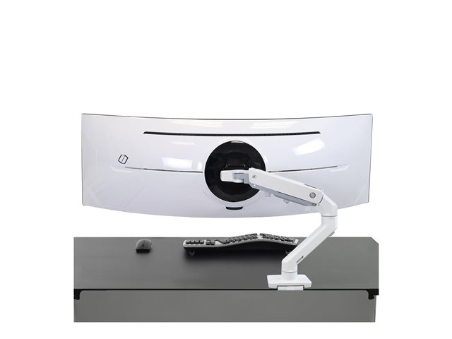 Ergotron HX - Mounting component (pivot) - heavy-duty - for LCD display - white - screen size: up to 49\" - for Ergotron HX Desk Monitor Arm, HX Wall Mount Monitor Arm