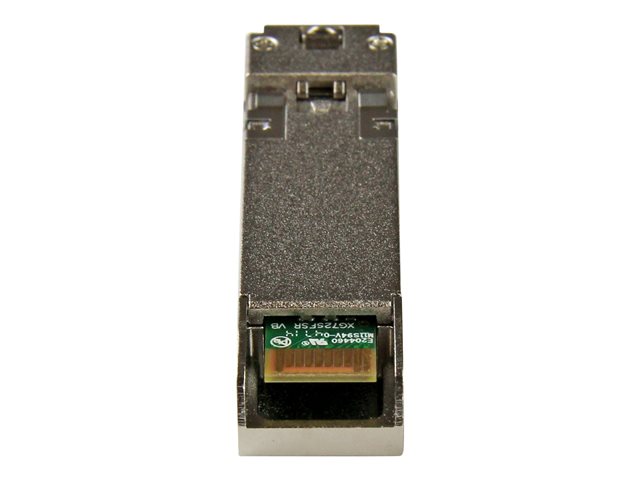 StarTech.com MSA Uncoded Compatible SFP+ Module, 10GBASE-SR, 10GbE Multi Mode (MMF) Fiber Optic Transceiver, 10GE Gigabit Ethernet SFP+, LC Connector, 300m, 850nm, DDM, Mini GBIC Module - Lifetime Warranty (SFP10GBSRST) - SFP+ transceiver module - 10GbE - 10GBase-SR - LC multi-mode - up to 300 m - 850 nm