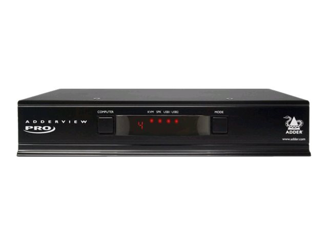 ADDERVIEW 4 PRO DP KVM SWITCH. 1 stk