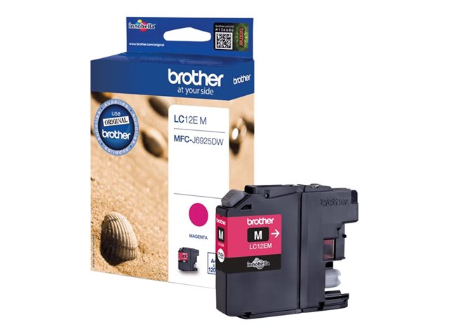 Brother LC12EM - XL Capacity - magenta - original - ink cartridge - for Brother MFC-J6925DW