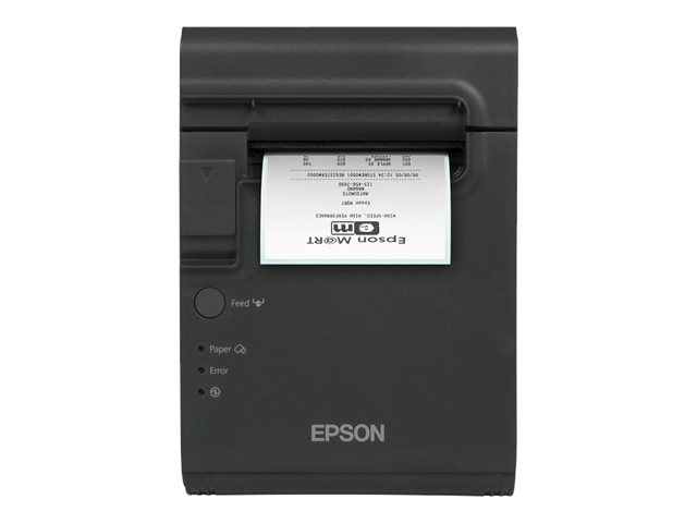 TM-L90 label printer black direct thermal/203 dpi/media width 80 mm/speed 150 mm/s/USB/RS232/ESC/POS/including PSU/no power cable/no interface cable