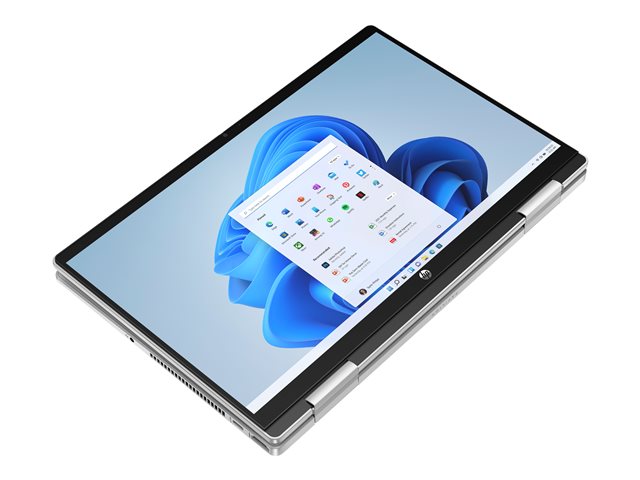 HP Pavilion x360 Laptop 14-ek1006nb - Flip design - Intel Core i5 - 1335U / up to 4.6 GHz - Win 11 Home - Intel Iris Xe Graphics - 16 GB RAM - 512 GB SSD NVMe, TLC - 14\" IPS touchscreen 1920 x 1080 (Full HD) - Wi-Fi 6, Bluetooth - natural silver - kbd: Belgium