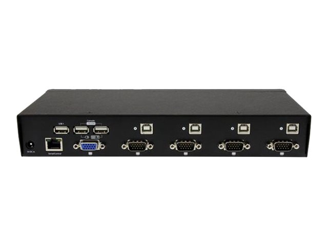 StarTech.com 4 Port USB VGA KVM Switch with DDM Fast Switching and Cables - KVM / USB switch - 4 x KVM / USB - 1 local user - desktop