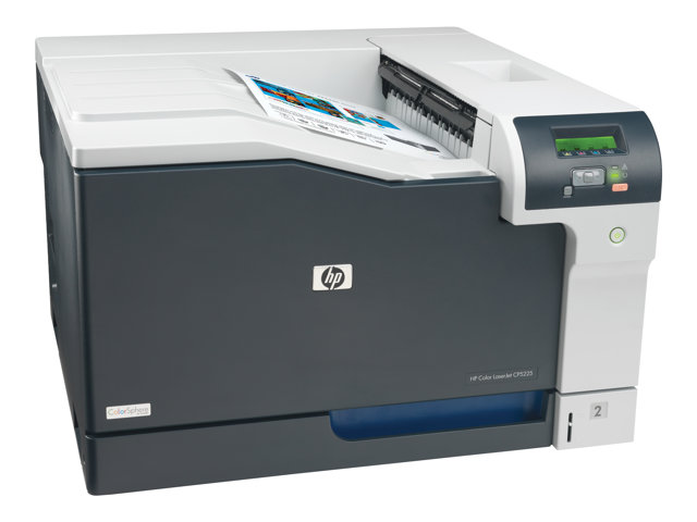 HP Color LaserJet Professional CP5225dn - Printer - colour - Duplex - laser - A3 - 600 dpi - up to 20 ppm (mono) / up to 20 ppm (colour) - capacity: 350 sheets - USB, LAN