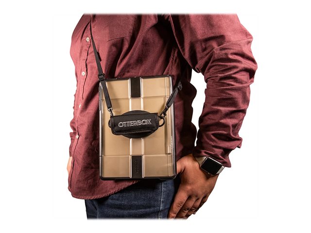 OtterBox Hand and Neck Strap - Carrying case strap kit for carrying case, tablet - black - for P/N: 77-60950, 77-61002, 77-61128, 77-62177, 78-52029, 78-52032, 78-52040, 78-52142