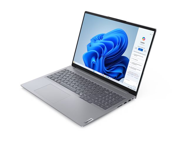 Lenovo ThinkBook 16 G7 ARP 21MW - 180-degree hinge design - AMD Ryzen 5 - 7535HS / up to 4.55 GHz - Win 11 Pro - Radeon 660M - 16 GB RAM - 512 GB SSD NVMe - 16\" IPS 1920 x 1200 - Gigabit Ethernet - Wi-Fi 6E, Bluetooth - arctic grey - kbd: Belgium - with 2 Years Lenovo Depot Support, CO2 Offset 0.5 ton (2nd Gen)