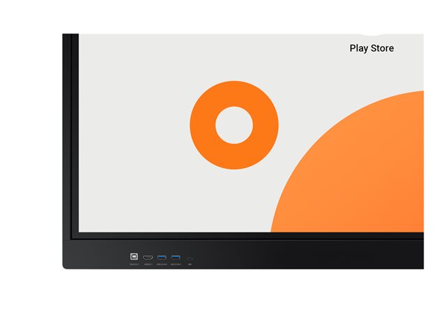 Samsung Interactive Display WA86F - 86\" Diagonal Class WAF Series LED-backlit LCD display - education / business - with touchscreen (multi touch) - Android - 4K UHD (2160p) 3840 x 2160 - black