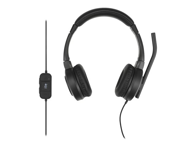 Kensington H1000 - Headset - on-ear - wired - USB-C - black