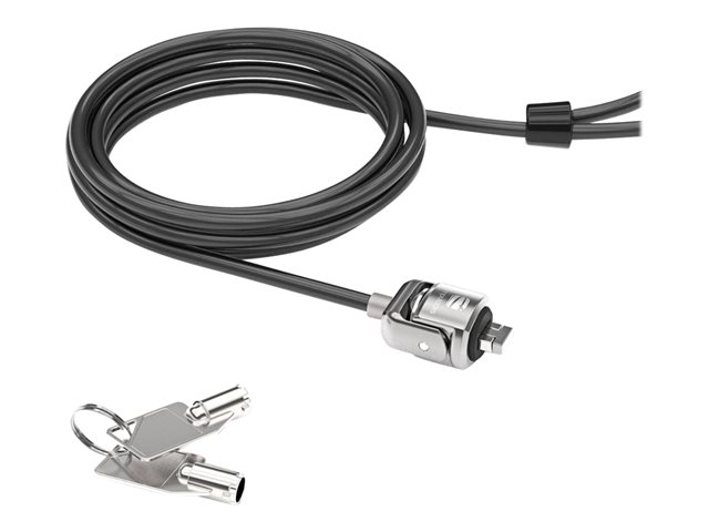 Compulocks T-bar Security Keyed Cable Lock - Security cable lock - 1.83 m - for Compulocks BrandMe VESA Brandable Floor Stand For Tablets White, iPad 10, Space Rise