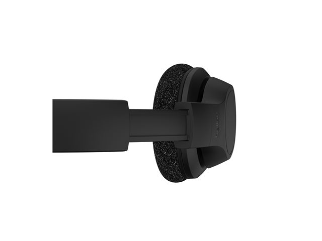 Belkin SoundForm Adapt - Headphones with mic - full size - Bluetooth - wireless, wired - USB-C, 3.5 mm jack - black