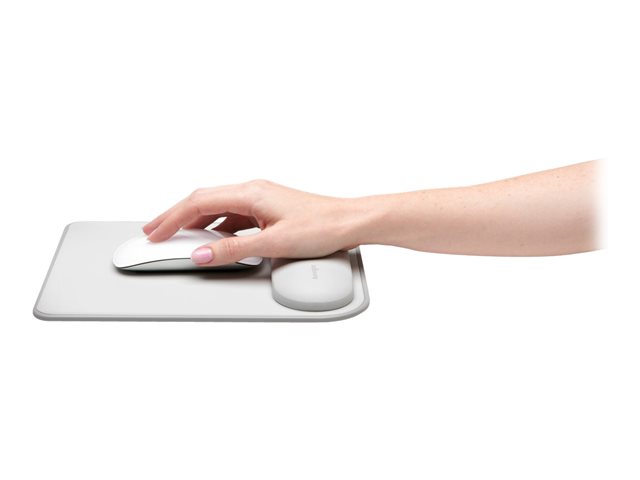 Kensington ErgoSoft - Mouse pad with wrist pillow - grey