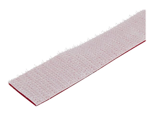 StarTech.com 25ft Hook and Loop Roll, Cut-to-Size Reusable Cable Ties, Bulk Industrial Wire Fastener Tape / Adjustable Fabric Wraps Red / Resuable Self Gripping Cable Management Straps - Adjustable Loop Ties (HKLP25RD) - Hook & loop fastener - 7.62 m - red - for P/N: CABSHF2POST2, HKLP25, HKLP25BL, HKLP25GN, HKLP25YW