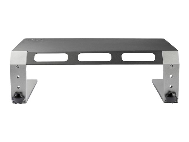 StarTech.com Monitor Riser Stand - For up to 32\" Monitor - Height Adjustable - Computer Monitor Riser - Steel and Aluminum (MONSTND) - Stand - for Monitor - aluminium, steel - screen size: 32\" - desktop