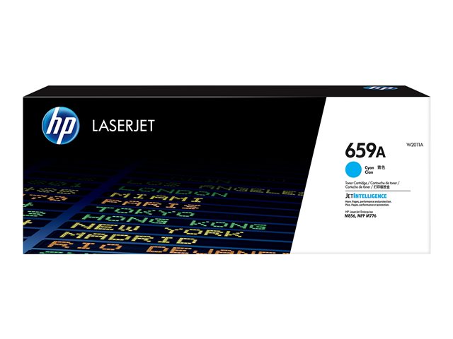 HP 659A - Cyan - original - LaserJet - toner cartridge (W2011A) - for Color LaserJet Enterprise MFP M776, LaserJet Enterprise Flow MFP M776