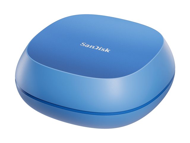 SanDisk Creator DESK DRIVE - SSD - 4 TB - external (desktop) - USB 3.2 Gen 2 (USB-C connector) - blue gradient
