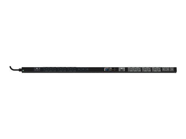 Panduit SmartZone G5 - Power distribution unit (rack-mountable) - AC 230 V - 7.4 kW - 7400 VA - 1-phase - Ethernet 10/100/1000 - input: IEC 60309 2P+E - output connectors: 34 (6 x IEC 60320 C19, 28 x IEC 60320 C13) - 0U - 3 m cord - black